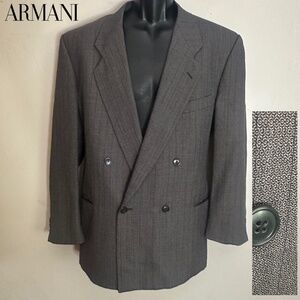 MANI by Giorgio Armani Double Breasted Blazer ~42R Gently worn Wool blend